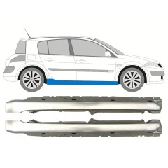 Soleira completa para Renault Megane II 2003-2012 / Esquerda+Direita / Conjunto 9934
