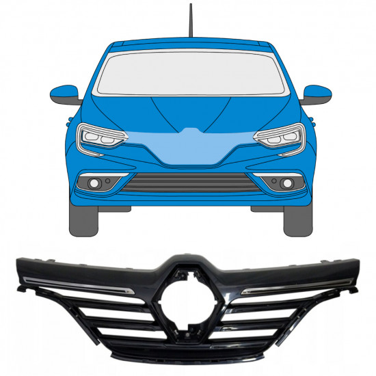 Grelha para Renault Megane 2016- 7541