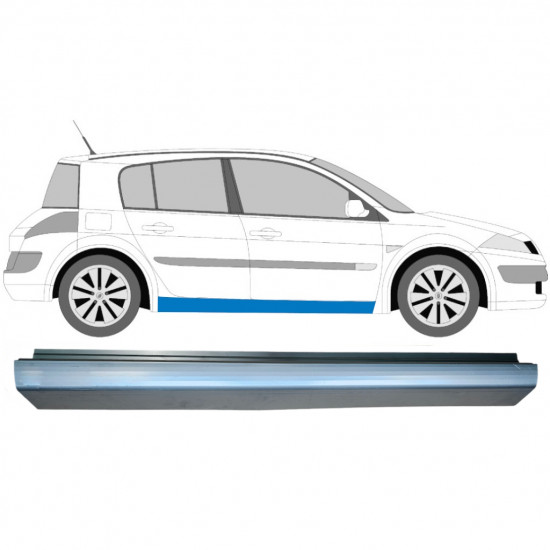 Painel de reparação da soleira para Renault Megane 2003-2012 / Direito 6960