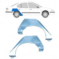 Painel de reparação do guarda-lamas traseiro para Renault Megane Classic 1995-2003 / Esquerda+Direita / Conjunto 10602