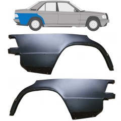 Painel de reparação do guarda-lamas traseiro para Mercedes 190 W201 1982-1993 / Esquerda+Direita / Conjunto 9505
