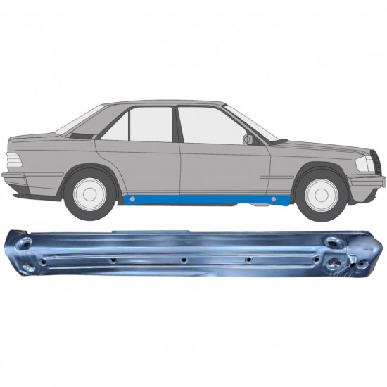 Soleira completa para Mercedes 190 1982-1993 / Direito 5188