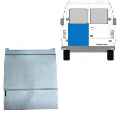Painel de reparação alta externa das portas traseiras para Mercedes T1 1977-1996  / Esquerdo 7930