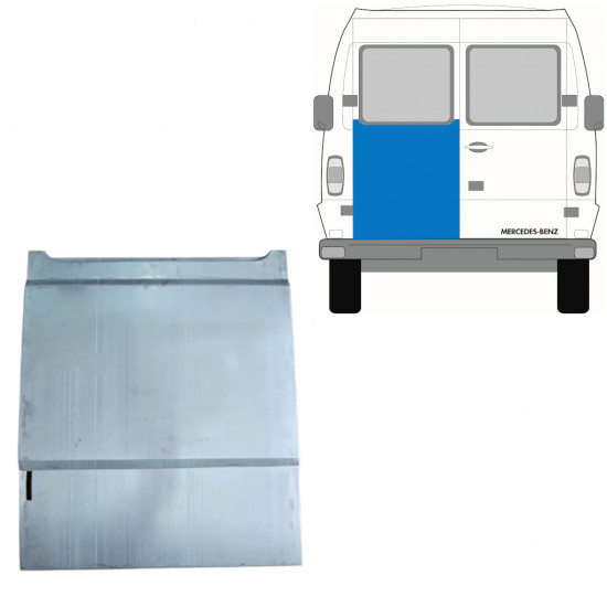 Painel de reparação alta externa das portas traseiras para Mercedes T1 1977-1996  / Esquerdo 7930