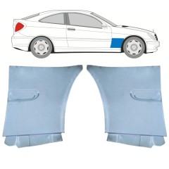 Painel de reparação do guarda-lamas dianteiro para Mercedes CL-Class 203 2000-2008 / Esquerda+Direita / Conjunto 12698