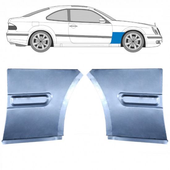 Painel de reparação do guarda-lamas dianteiro para Mercedes CLK 1997-2003 / Conjunto 11956