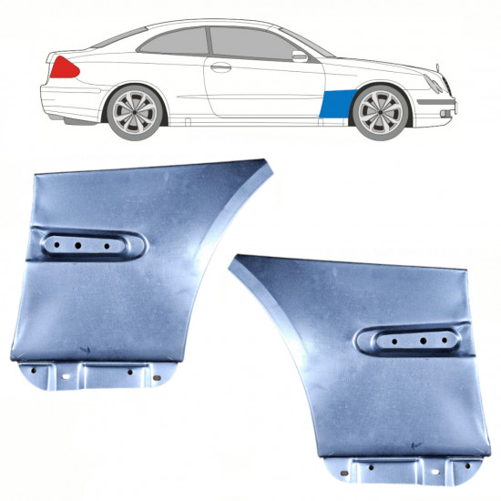 Painel de reparação do guarda-lamas dianteiro para Mercedes CLK 2002-2009 / Esquerda+Direita / Conjunto 10105