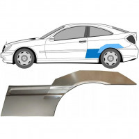 Painel de reparação do guarda-lamas traseiro para Mercedes CL203 2000-2008 / Esquerdo / Conjunto 10008