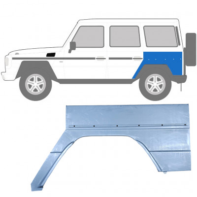 Painel de reparação do guarda-lamas traseiro para Mercedes G-Class 1992- / Esquerdo 8811