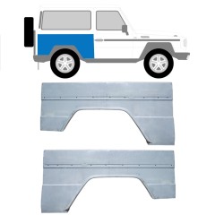 Painel de reparação do guarda-lamas traseiro para Mercedes G-Class W460 W461 W463 1979- / Esquerda+Direita / Conjunto 9162