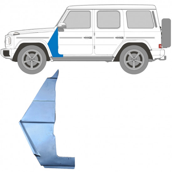 Painel de reparação do guarda-lamas dianteiro para Mercedes G-Class 1979- / Esquerdo 10713