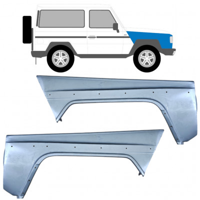 Guarda-lamas dianteiro para Mercedes G-Class 1979-1992 / Esquerda+Direita / Conjunto 9182