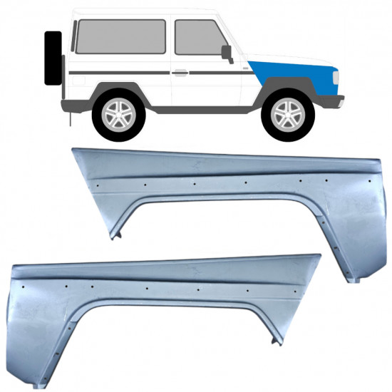 Guarda-lamas dianteiro para Mercedes G-Class 1979-1992 / Esquerda+Direita / Conjunto 9182