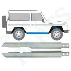 Soleira completa para Mercedes G-Class W460 W461 W463 1979-2017 / Esquerda+Direita / Conjunto 9820