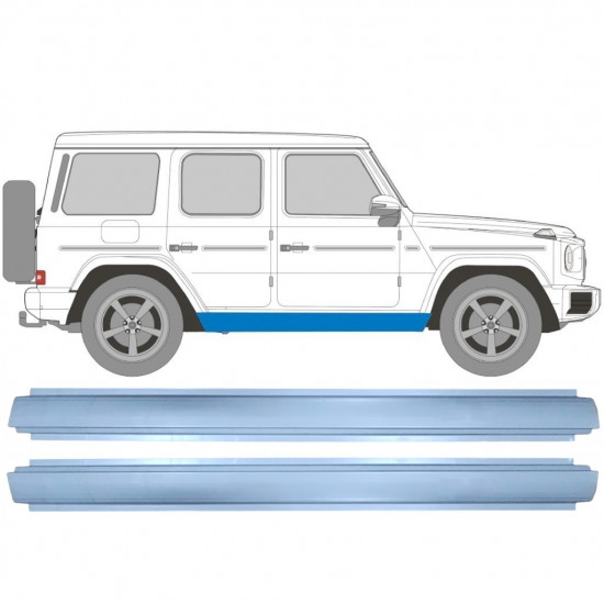 Painel de reparação da soleira para Mercedes G-Class 1979- / Esquerda = Direita (simétrico) / Conjunto 10569