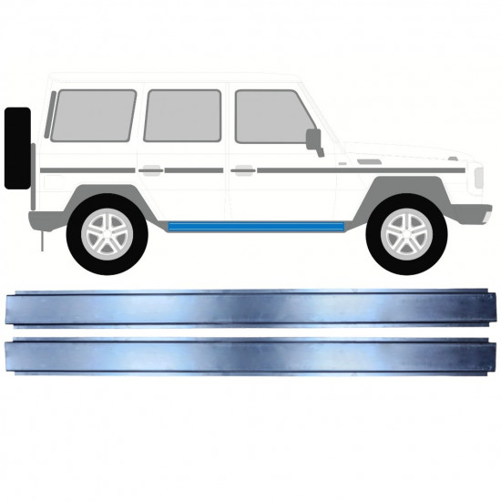 Painel de reparação interna da soleira para Mercedes G-Class 1979- / Esquerda = Direita (simétrico) / Conjunto 11769