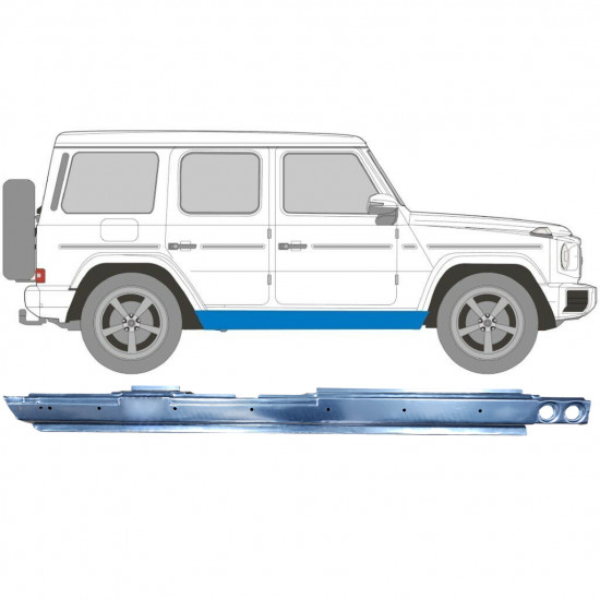 Painel de reparação da soleira para Mercedes G-Class 1979- / Direito 5070