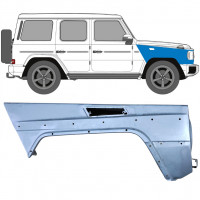 Guarda-lamas dianteiro para Mercedes G-Class W463 1997- / Direito 6521