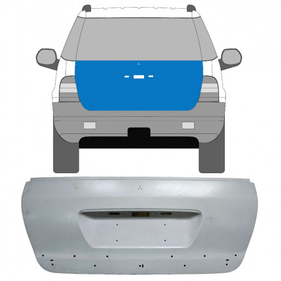 Painel de reparação das portas traseiras para Mercedes M-class 1998-2005 6730