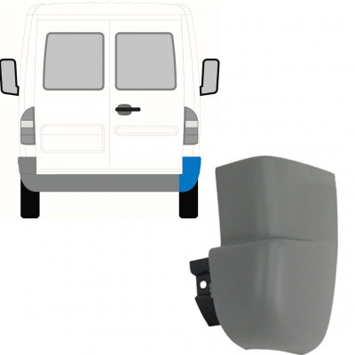 Canto do para-choque traseiro para Mercedes Sprinter 1995-2006 / Direito 7397