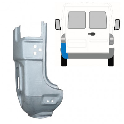 Painel de reparação do canto traseiro para Mercedes Sprinter 1995-2005 / Esquerdo 7400