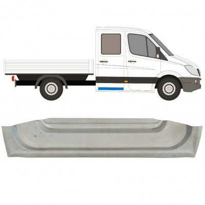 Painel de reparação interna das portas traseiras para Mercedes Sprinter 2006- / Esquerda = Direita (simétrico) / Cabine dupla 7399