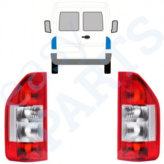 Luz traseira para Mercedes Sprinter 2003-2006 / Esquerda+Direita / Conjunto 9771