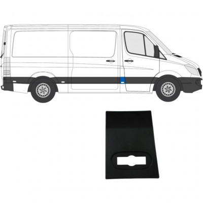 Moldura lateral dianteira para Mercedes Sprinter 2006- / Direito 7225