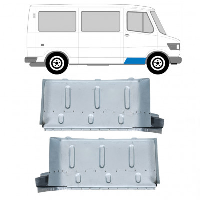 Painel de reparação do degrau dianteiro para Mercedes T1 1977-1996 / Esquerda+Direita / Conjunto 9569