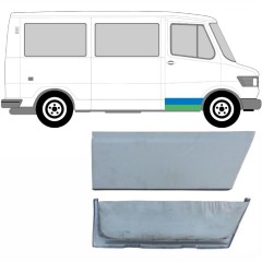 Painel de reparação interna e externa das portas dianteiras para Mercedes T1 207-410 1977-1995 / Direito / Conjunto 5233