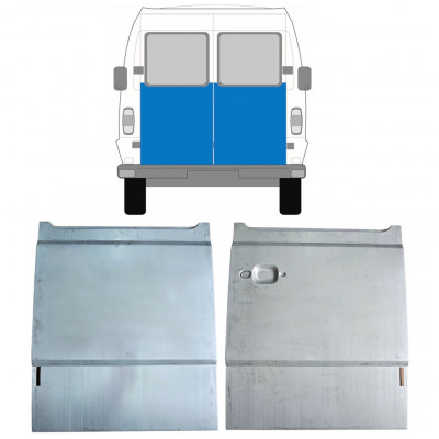 Painel de reparação alta externa das portas traseiras para Mercedes T1 1977-1996  / Esquerda+Direita / Conjunto 9783