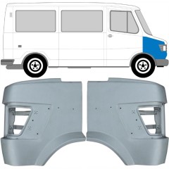 Guarda-lamas dianteiro para Mercedes T1 207-410 1977-1995 / Esquerda+Direita / Conjunto 9562