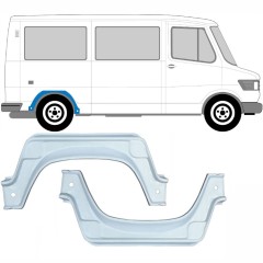 Painel de reparação interna do arco da roda traseira para Mercedes T1 207-410 1977-1995 / Esquerda+Direita / Conjunto 9563