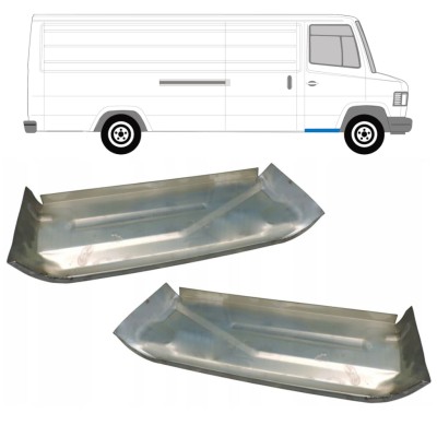 Painel de reparação do degrau dianteiro para Mercedes T2 1986-1996 / Esquerda+Direita / Conjunto 9796