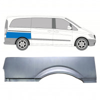 Painel de reparação do guarda-lamas traseiro para Mercedes Vito 2003- / SWB / Direito 8283