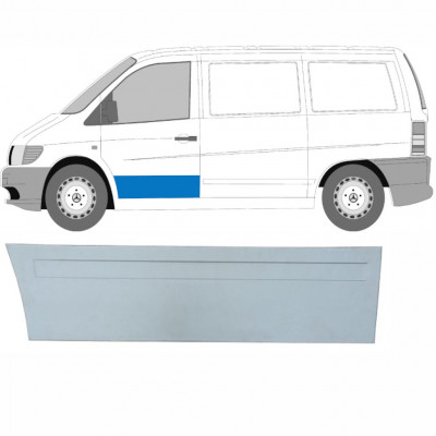 Painel de reparação externa das portas dianteiras para Mercedes Vito 1996-2003 / Esquerdo 8274