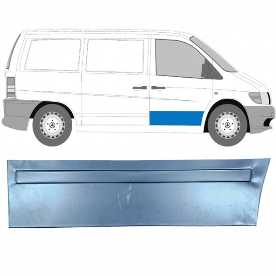 Painel de reparação externa das portas dianteiras para Mercedes Vito 1996-2003 / Direito 8273