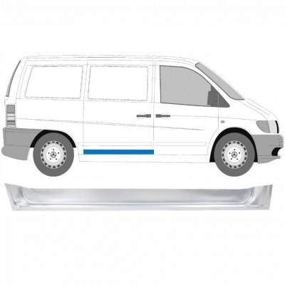 Painel de reparação interna das portas deslizantes para Mercedes Vito 1996-2003 / Direito 8278