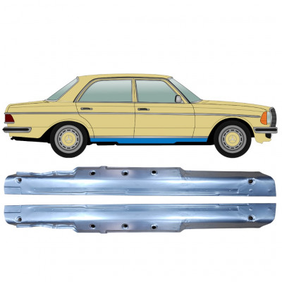 Soleira completa para Mercedes W123 1975-1985 / Esquerda+Direita / Conjunto 9293