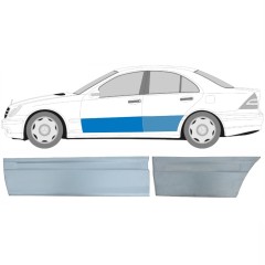 Painel de reparação das portas dianteiras e traseiras para Mercedes C-Class W203 2000-2007 / Esquerdo / Conjunto 10674