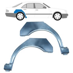 Painel de reparação do guarda-lamas traseiro para Mercedes E-Class W210 1995-2003 / Esquerda+Direita / Conjunto 9456