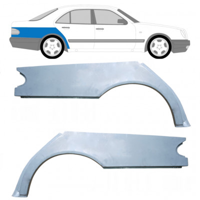 Painel de reparação do guarda-lamas traseiro para Mercedes E-class 1995-2003 / Esquerda+Direita / Conjunto 9455