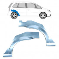 Painel de reparação do guarda-lamas traseiro para Opel Meriva 2003-2010 / Esquerda+Direita / Conjunto 9254