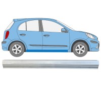 Painel de reparação da soleira para Nissan Micra K13 2010-2017 / Esquerda = Direita (simétrico) 15214