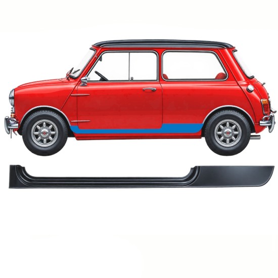 Soleira completa para Austin Mini Cooper 1959-1969 / Esquerdo 10876