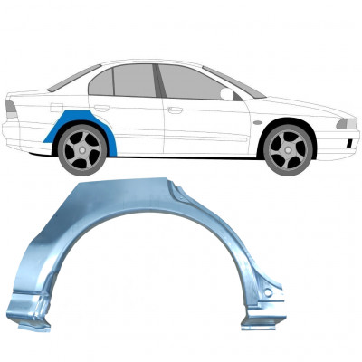 Painel de reparação do guarda-lamas traseiro para Mitsubishi Galant 1996-2003 / Direito 6336