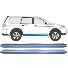 Painel de reparação da soleira para Mitsubishi Pajero Sport 1996-2008 / Esquerda = Direita (simétrico) / Conjunto 10084