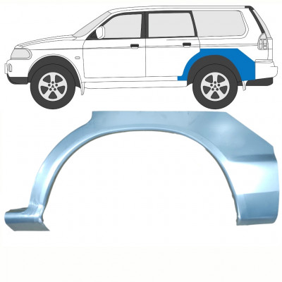 Painel de reparação do guarda-lamas traseiro para Mitsubishi Pajero Sport 1996-2008 / Esquerdo 8082