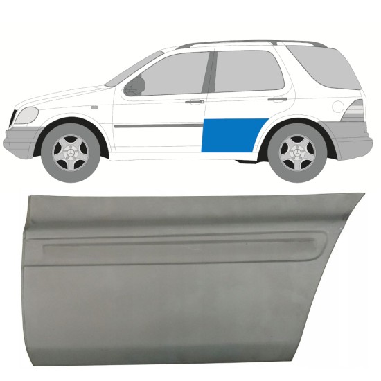 Painel de reparação das portas traseiras para Mercedes M-Class ML W163 1998-2005 / Esquerdo 16091