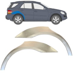 Painel de reparação do guarda-lamas traseiro para Mercedes-Benz M-Class ML W164 2005-2011 / Esquerda+Direita / Conjunto 14931